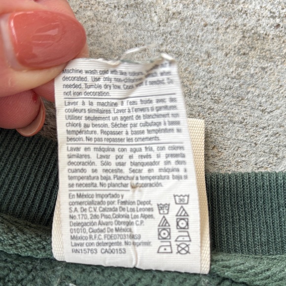 Champion Vintage Dark Green Reverse Weave Crewneck Sweatshirt - Picture 8 of 13